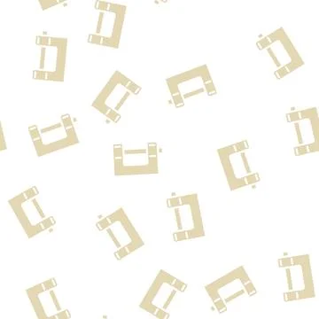 Security padlock glyph vector seamless pattern 스톡 일러스트