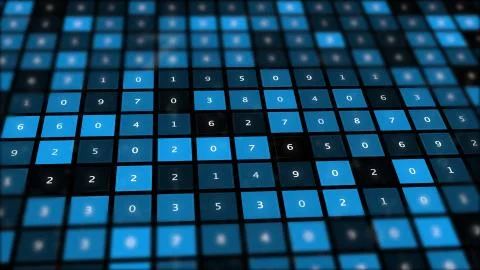 Security padlock numbers combination. Data system. Illustrazione stock