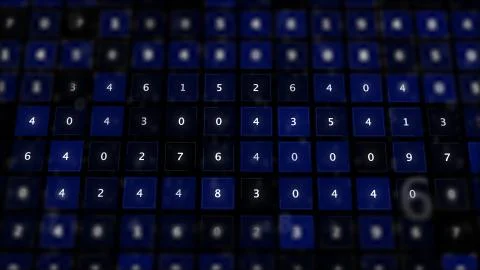 Security padlock numbers combination. Data system. Stock Illustration