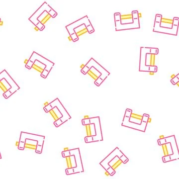 Security padlock vector seamless pattern Stockillustratie