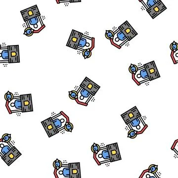 Security post color icon vector isolated illustration Stock Illustration