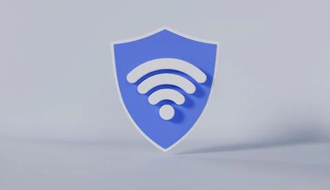 Security protection privacy secure personal shield, Shield with a security Stock Illustration