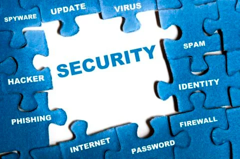 Security puzzle Stock Illustration