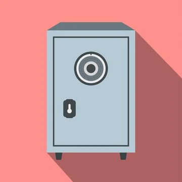 Security safe flat icon イラスト素材