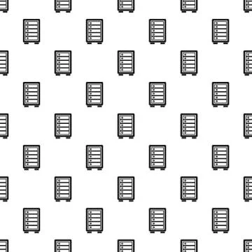 Security safe locker pattern, simple style 스톡 일러스트