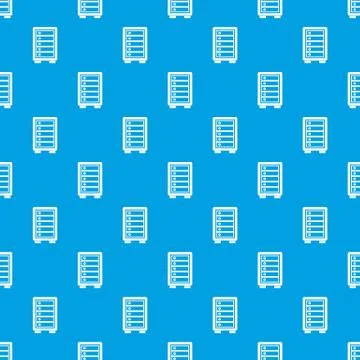 Security safe pattern seamless blue イラスト素材