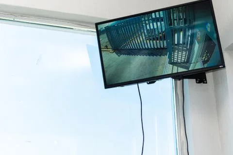 Security screen 스톡 사진