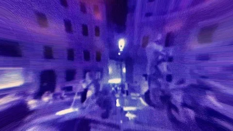 Security Screen Wall-ZoomOut Stock Footage 104626465