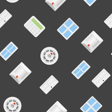 Security seamless pattern Stock Illustration