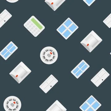 Security seamless pattern 스톡 일러스트