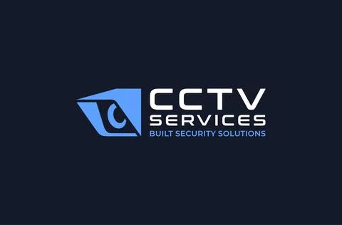 Security service logo design premium vector Stock Illustration
