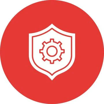 Security Settings icon vector image. Stock Illustration