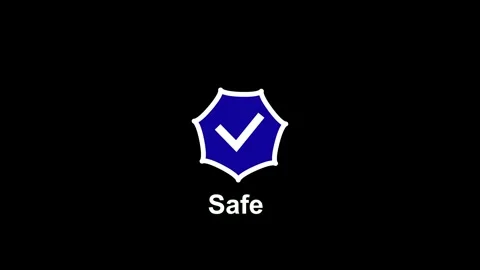 Security shield animation with blue check mark. Security shield digital saf.. Stock Footage 337618331