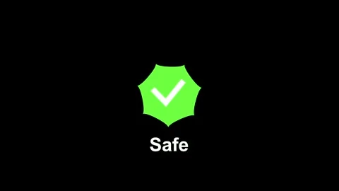 Security shield animation with green check mark. Security shield digital sa.. Stock Footage 337618326