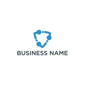 Security shield concept. internet security. logo design collection Stock Illustration