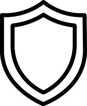 Security shield emblem for safety protection system Stock-Illustration