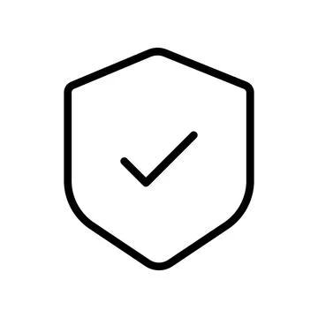 Security Shield Icon Design 库存插图