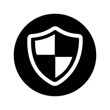 Security Shield Icon, Employment Security Stock Illustration