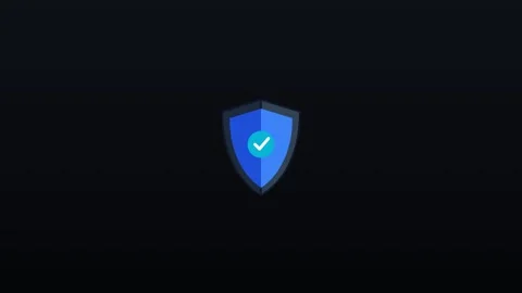 Security shield icon Stock Footage 339350838