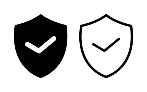 Security Shield icon vector illustration Illustrazione stock