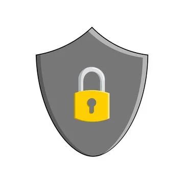 Security shield icons, Security shield symbols. Vector illustration. Stock Illustration