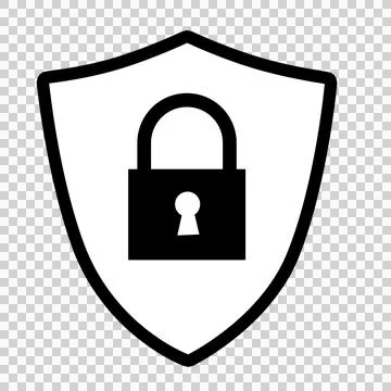 Security shield icons set 1 Stock Illustration