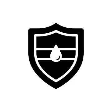 Security Shield Protection Guard Symbol Icon Stock Illustration