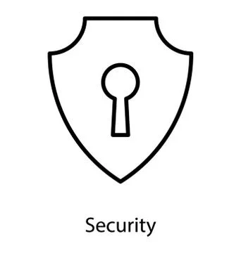 Security Shield Vector Stock Illustration