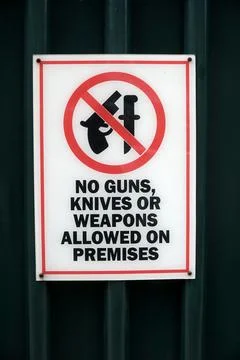 Security sign Stock Photos