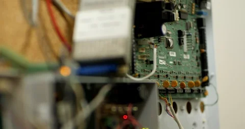 Security sistem micto chips Stock-Footage 102383246