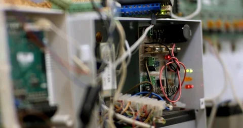 Security sistem micto chips Stock Footage 102383331