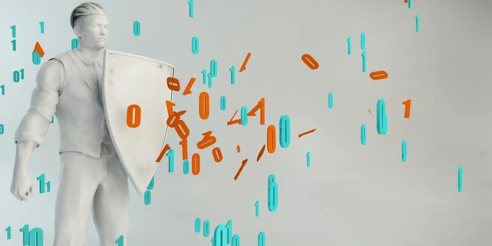 Security Software Stock Illustration