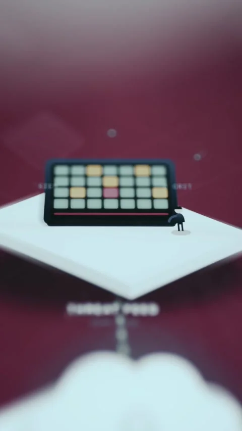 Security Status Heatmap Grid Display Vídeo Stock 337000925