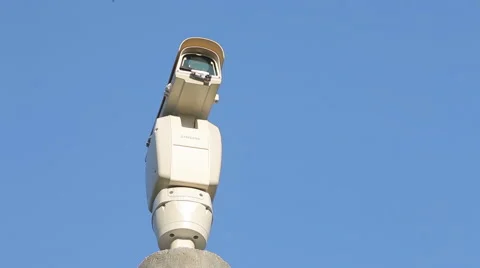 Security Surveillance CCTV Camera Stock Footage 50027370
