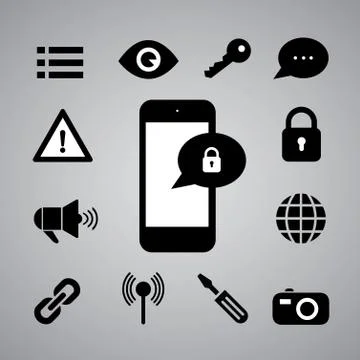 Security symbol Ilustración de archivo