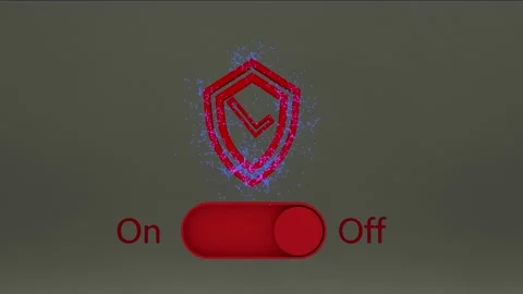 Security symbol template for graphic and web design collection 3d render Stock Footage 163646165