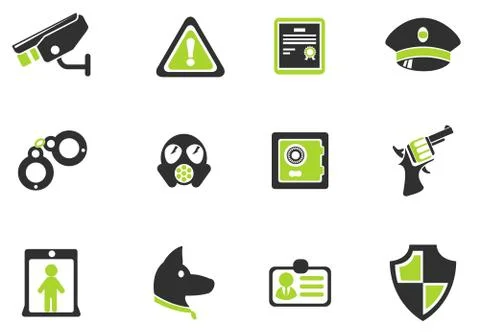 Security symbols Stock Illustration