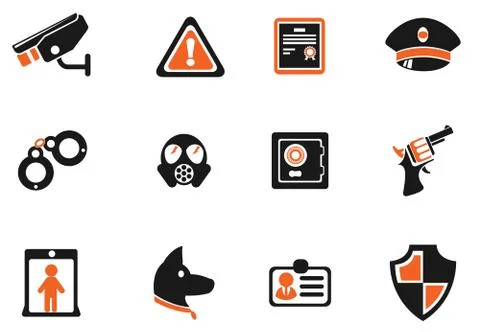 Security symbols Stock Illustration