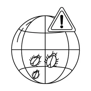 Security system and antivirus Stockillustratie