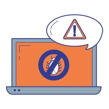 Security system and antivirus 스톡 일러스트