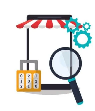 Security system and protection design Stock Illustration