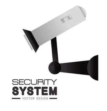 Security system and surveillance Ilustración de archivo