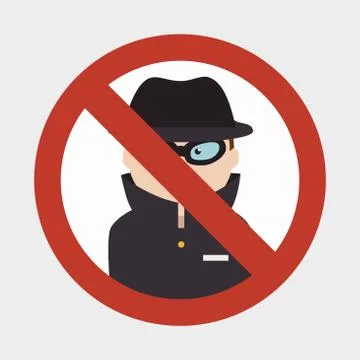 Security system and surveillance Stock Illustration