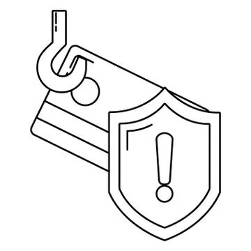 Security system cartoon Illustrazione stock