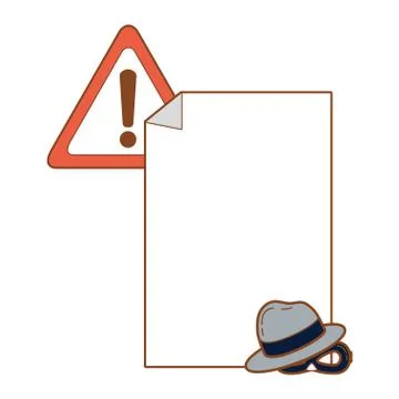 Security system cartoon Stock Illustration