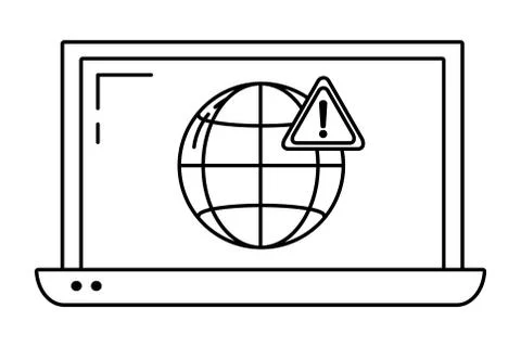 Security system cartoon Stock Illustration