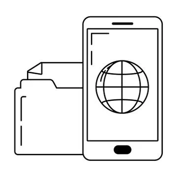 Security system cartoon Illustrazione stock
