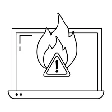 Security system cartoon Stock Illustration