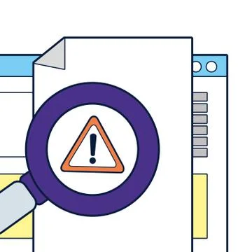 Security system cartoon Illustrazione stock
