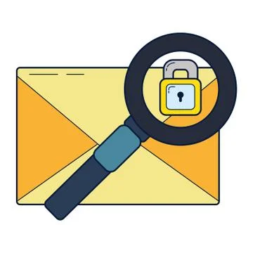 Security system cartoon Stockillustratie